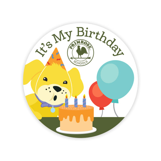 IT'S MY BIRTHDAY 3" STICKERS, 4 Sheets/24 Stickers