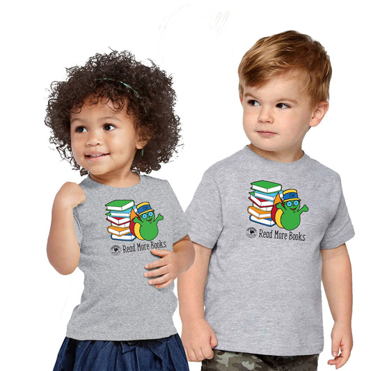 "READ MORE BOOKS" TODDLER TEE
