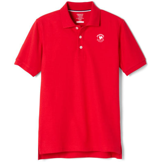 RED S/S PIQUE TODDLER UNIFORM POLO