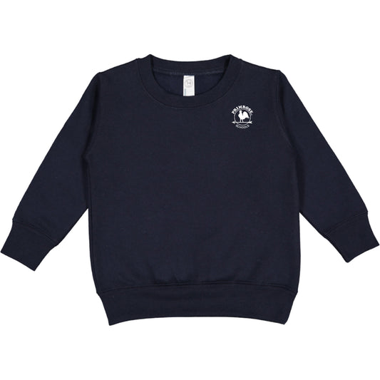 TODDLER NAVY CORE CREW SWEATSHIRT