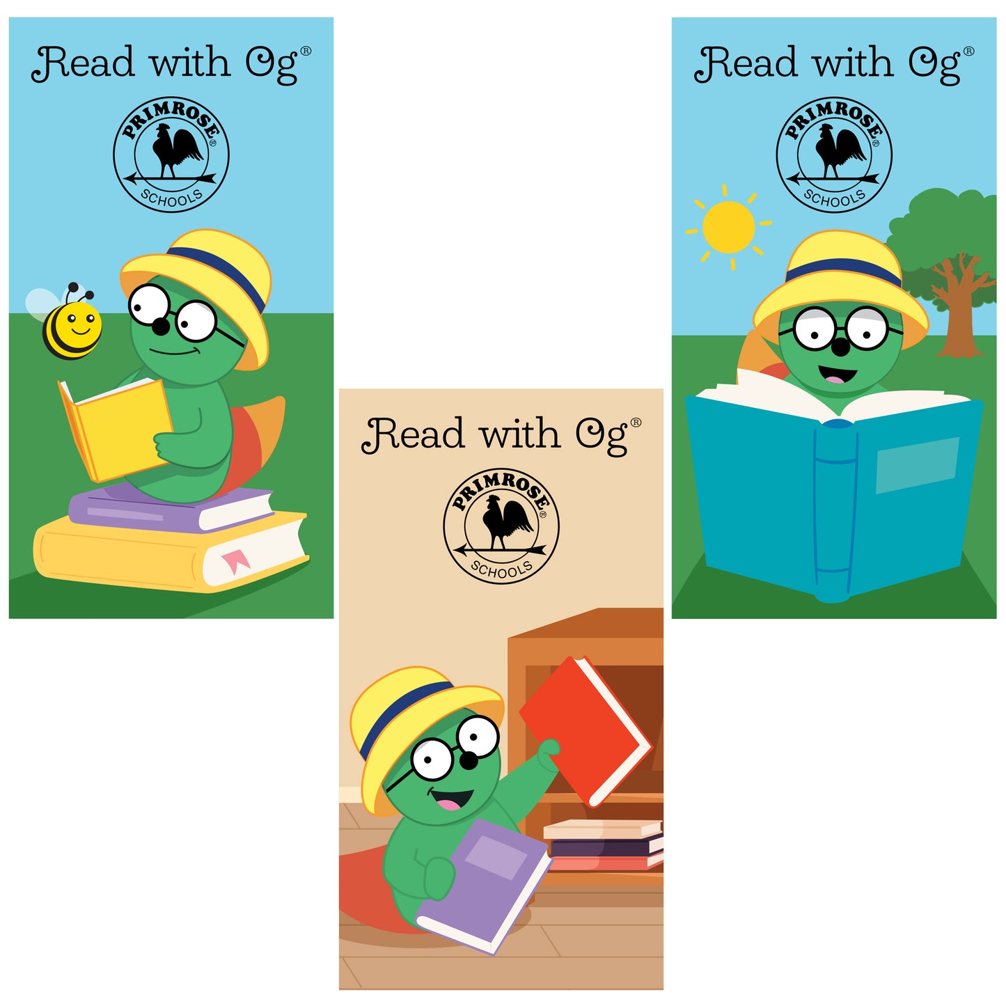 READ WITH OG BOOKMARK, 3 pk