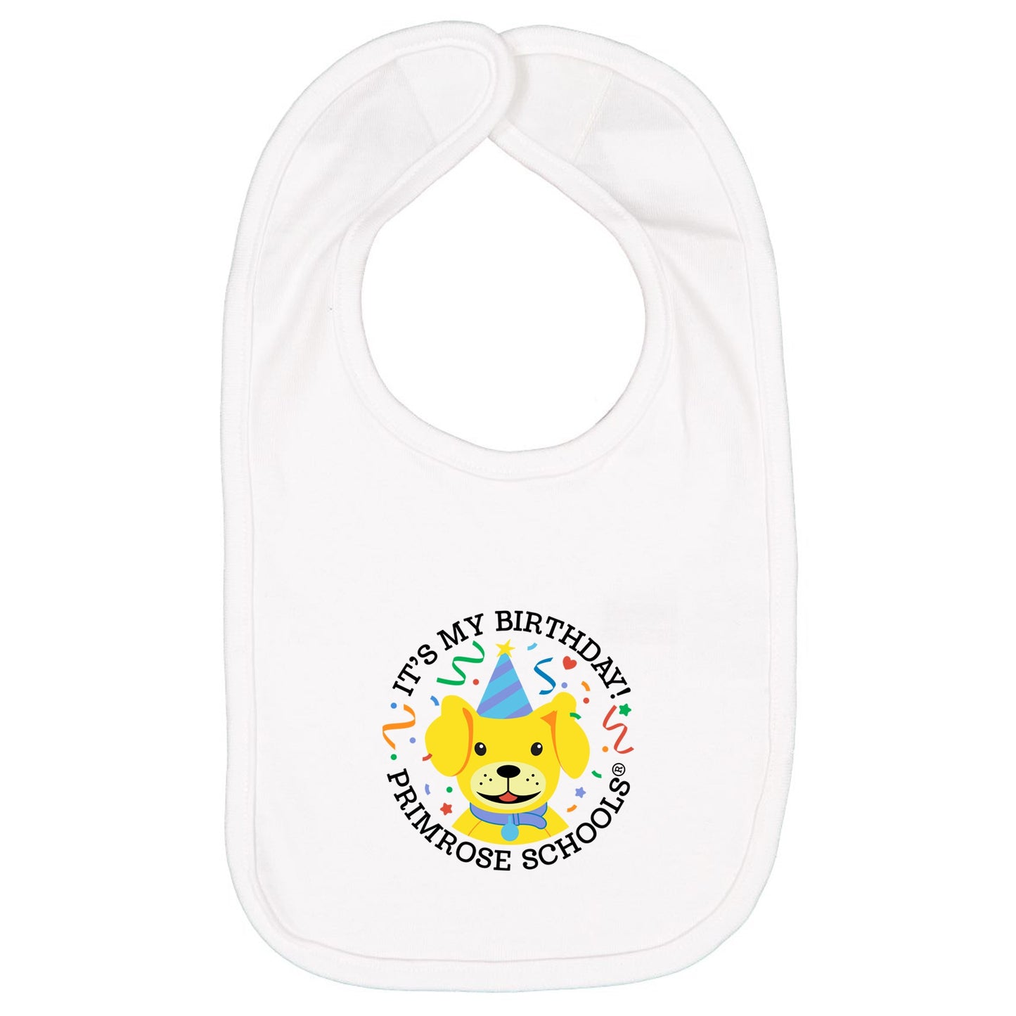 WHITE KNIT "IT'S MY BIRTHDAY" BIB