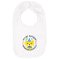 WHITE KNIT "IT'S MY BIRTHDAY" BIB
